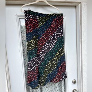 Rainbow spots maxi skirt from ModCloth ladies us10